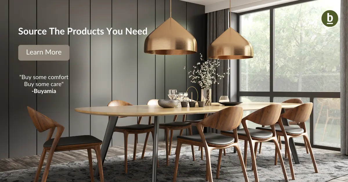 Buyamia's dining room decor design